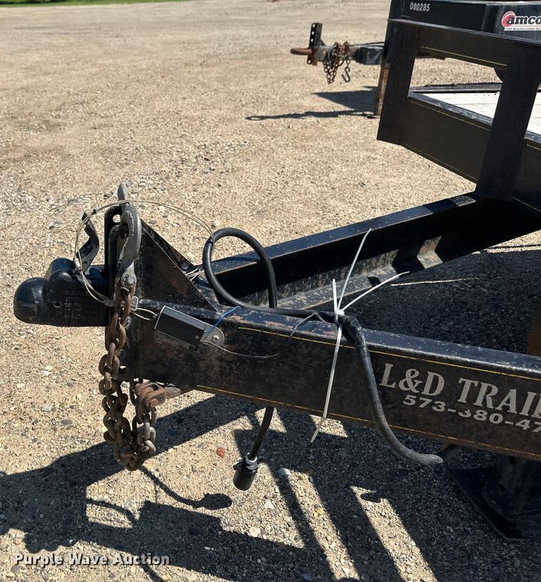 image for item EB2706 2022 L&D trailers tilt deck utility trailer