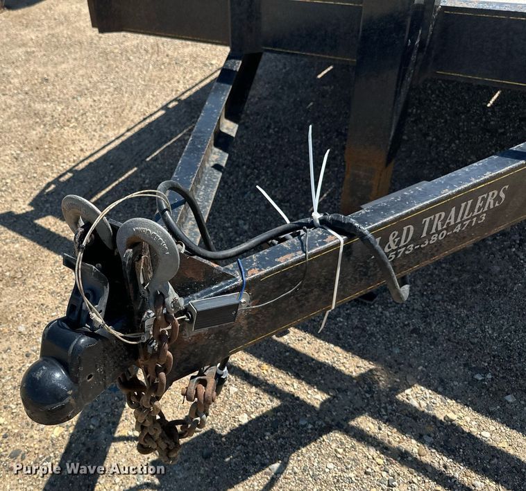 image for item EB2706 2022 L&D trailers tilt deck utility trailer