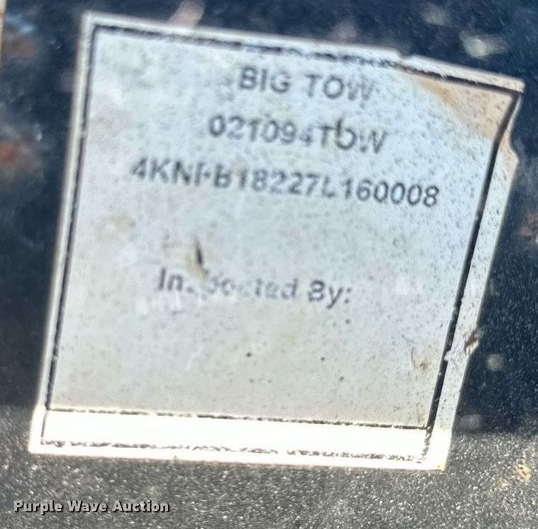 image for item EB2707 2007 Big Tow equipment trailer