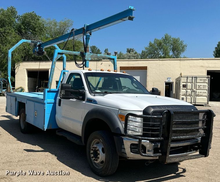 image for item EB2723 2011 Ford F550 Super Duty flatbed truck