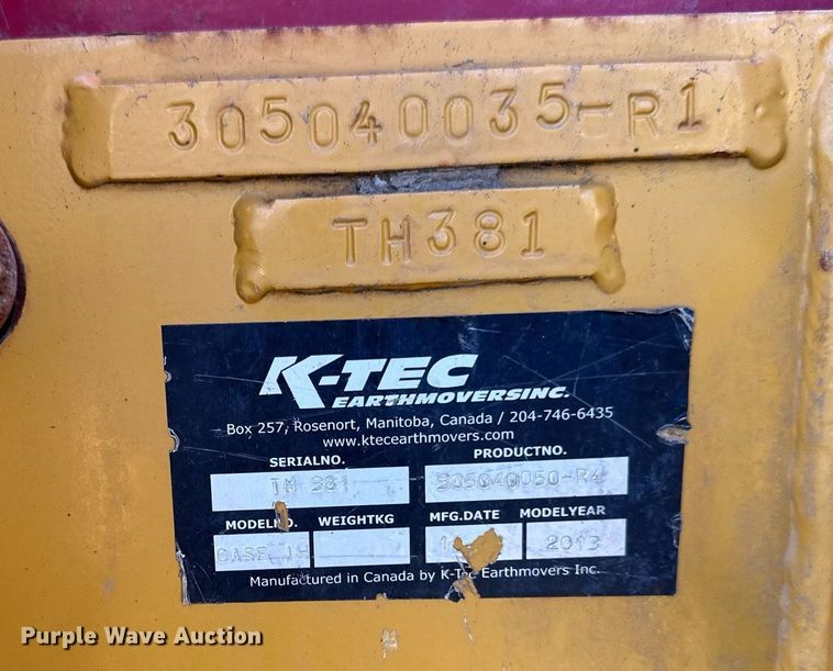 image for item EB2737 2013 Case IH Steiger 550HD Scraper Series 4WD tractor