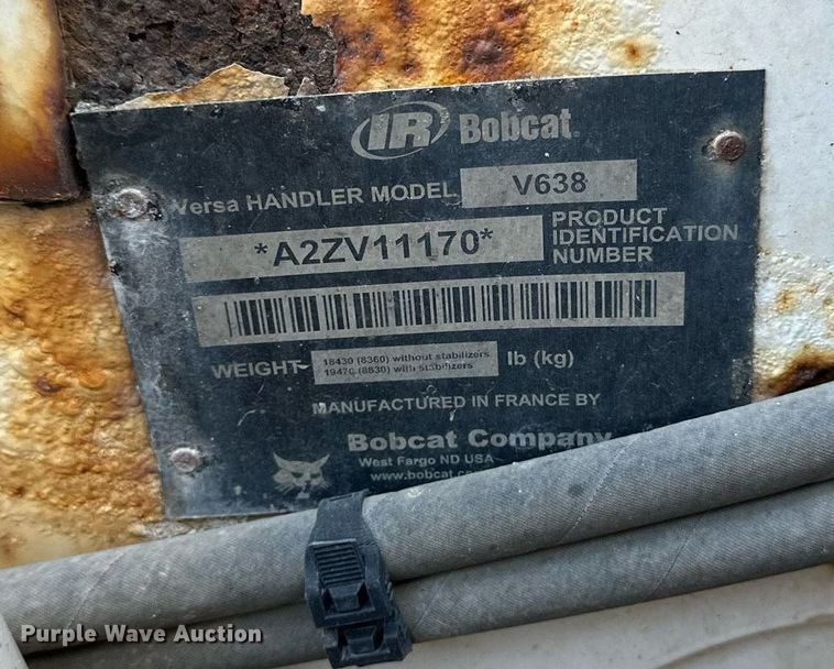 image for item EB2750 2007 Bobcat V638 telehandler