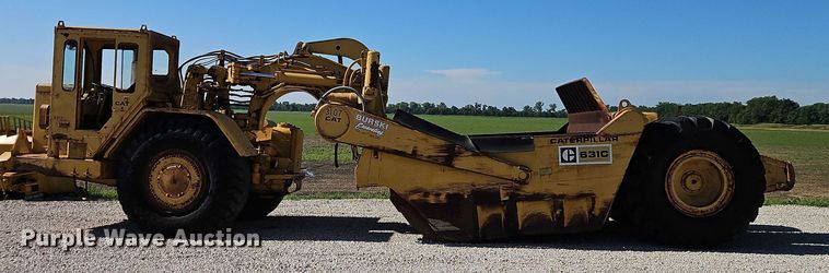 image for item EB8151 1973 Caterpillar 631C scraper