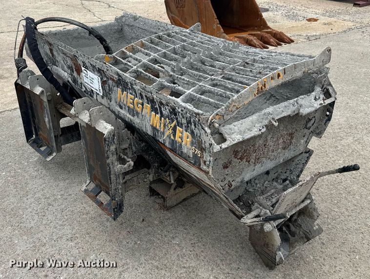 image for item EC3633 Danuser Mega Mixer S75 skid steer concrete mixer