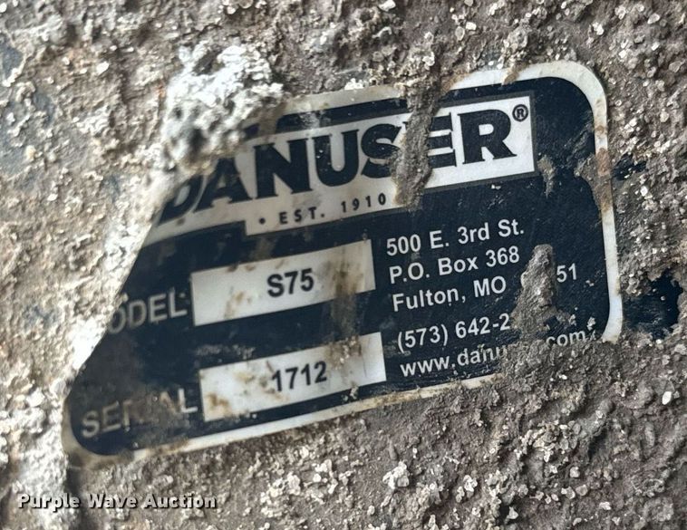 image for item EC3633 Danuser Mega Mixer S75 skid steer concrete mixer