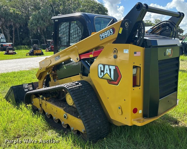 image for item EC3706 2024 Caterpillar 299D3 tracked skid steer loader