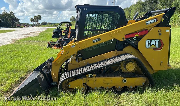 image for item EC3706 2024 Caterpillar 299D3 tracked skid steer loader