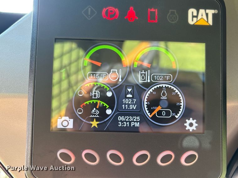 image for item EC3706 2024 Caterpillar 299D3 tracked skid steer loader