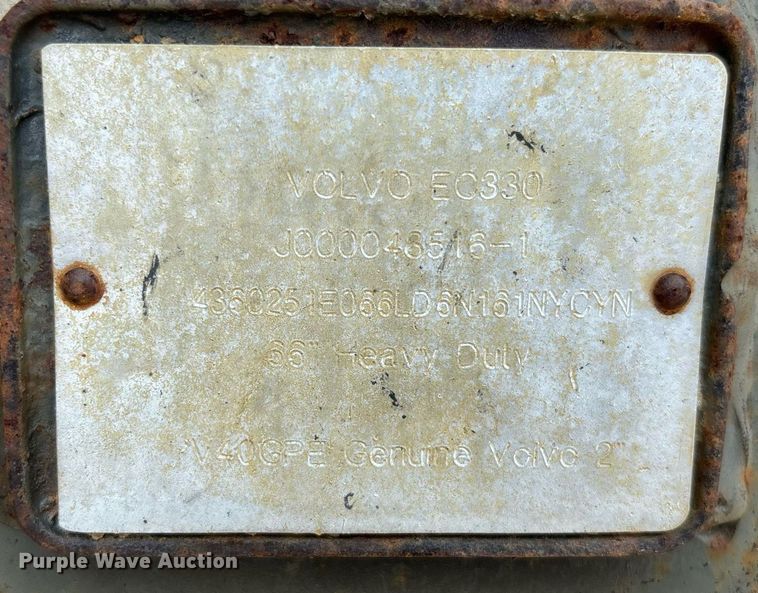 image for item EC3720 2008 Volvo EC360CL excavator