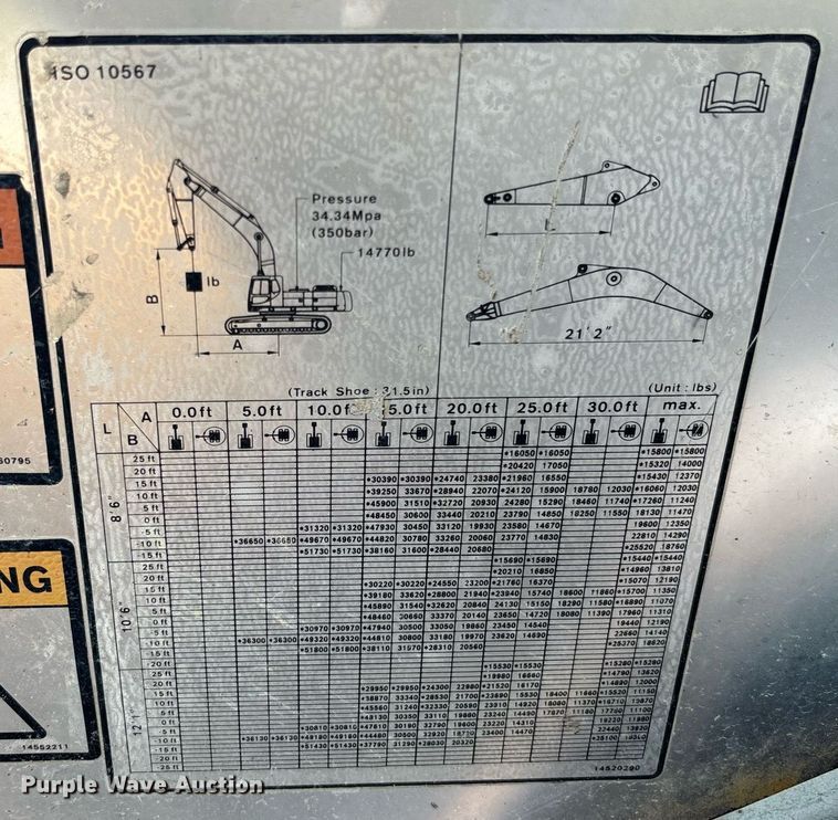image for item EC3720 2008 Volvo EC360CL excavator