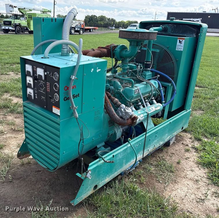 image for item ED2125 Onan 75 Genset generator