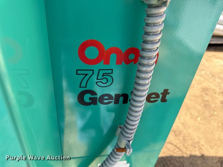 image for item ED2125 Onan 75 Genset generator