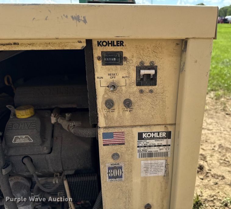 image for item ED2126 Kohler 8.5RMY generator