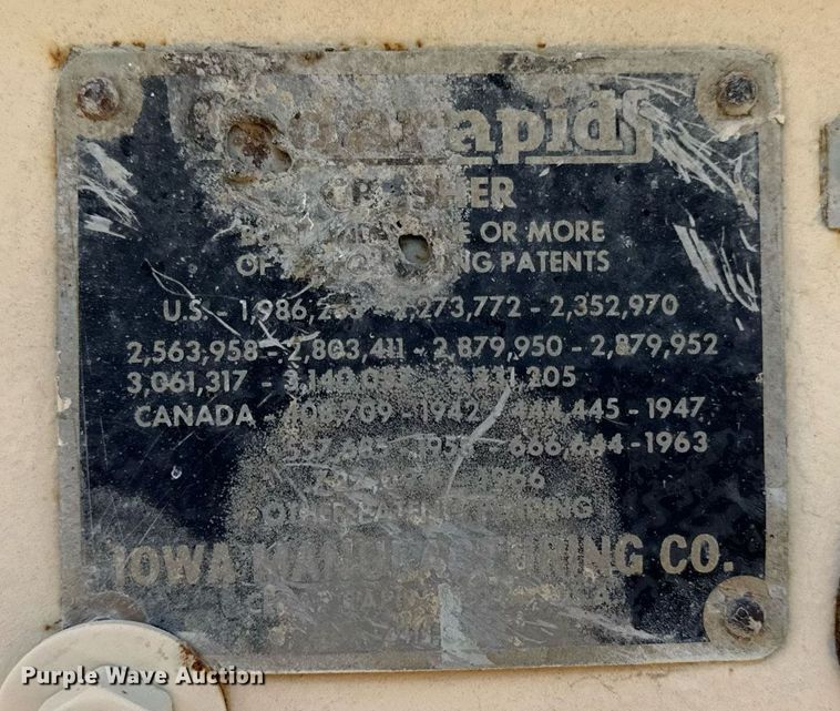 image for item ED4271 Cedar Rapids 4132 crusher