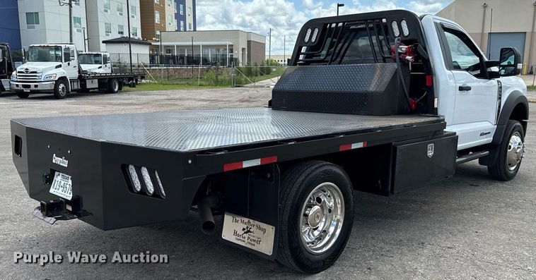 image for item ED5663 2024 Ford F550 Super Duty XL flatbed truck