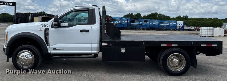 image for item ED5663 2024 Ford F550 Super Duty XL flatbed truck