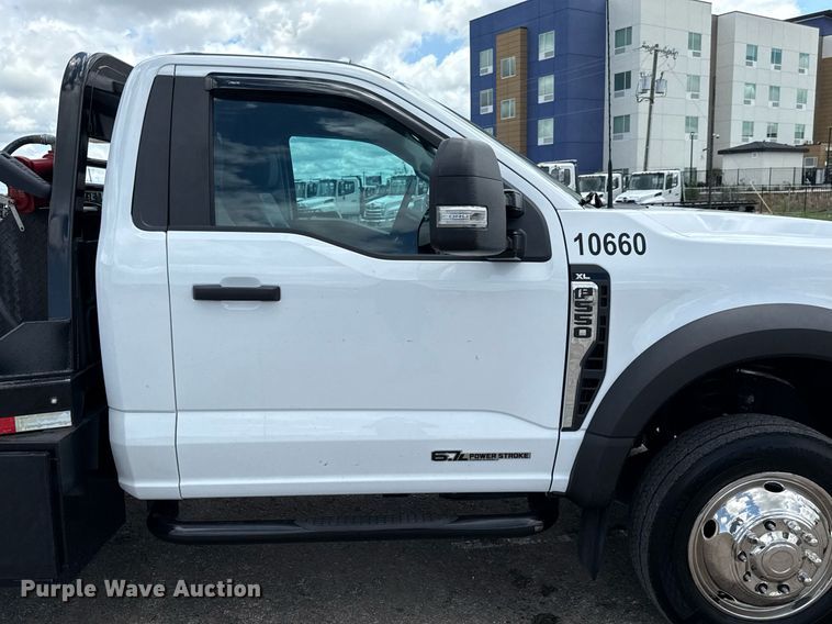 image for item ED5663 2024 Ford F550 Super Duty XL flatbed truck