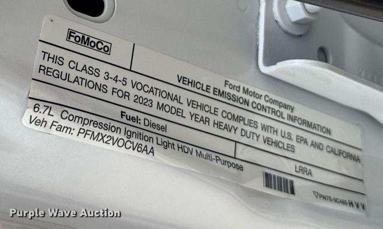 image for item ED5663 2024 Ford F550 Super Duty XL flatbed truck