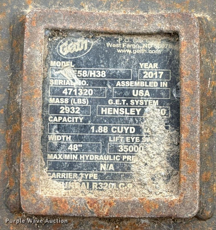 image for item ED5756 2017 Hyundai HX330L excavator