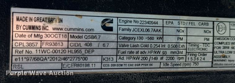 image for item ED5757 2019 Hyundai HL955TM wheel loader