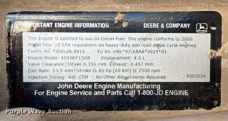 image for item ED5759 2000 Ingersoll-Rand PT-125R pneumatic roller