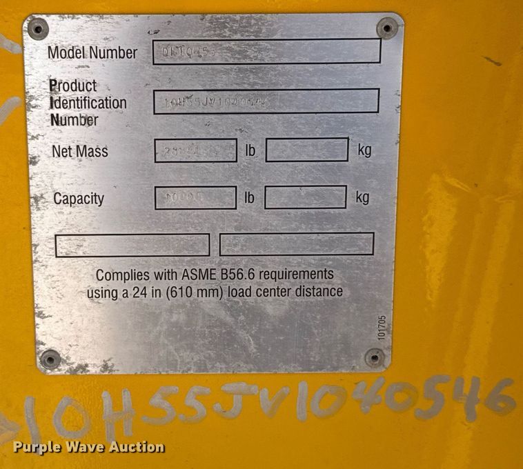 image for item ED5782 Gehl DL-10H55 telehandler