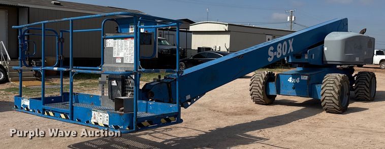image for item ED5789 2012 Genie S-80X boom lift