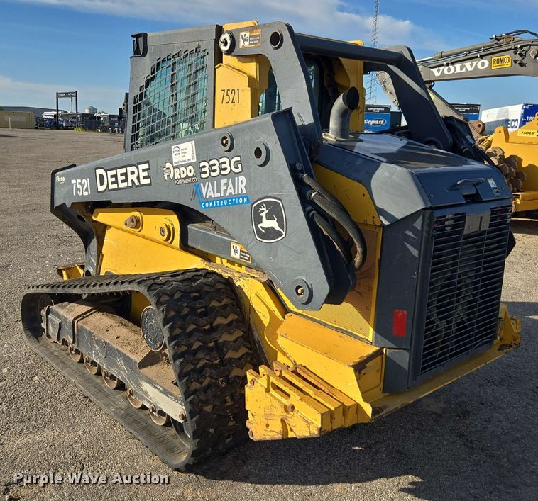 image for item EE0061 2018 John Deere 333G tracked skid steer loader