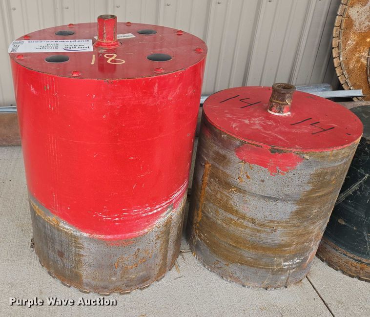 image for item EF1586 (28) concrete core drill bits 