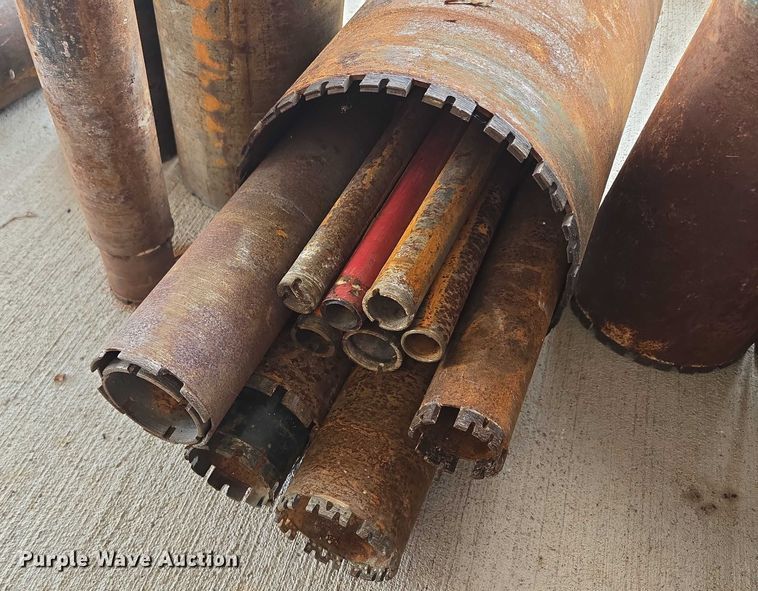 image for item EF1586 (28) concrete core drill bits 