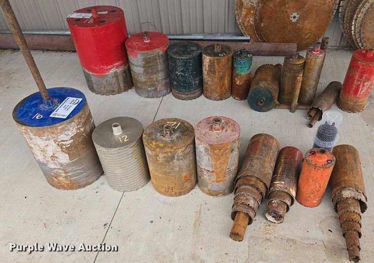 image for item EF1587 (22) core drills bits