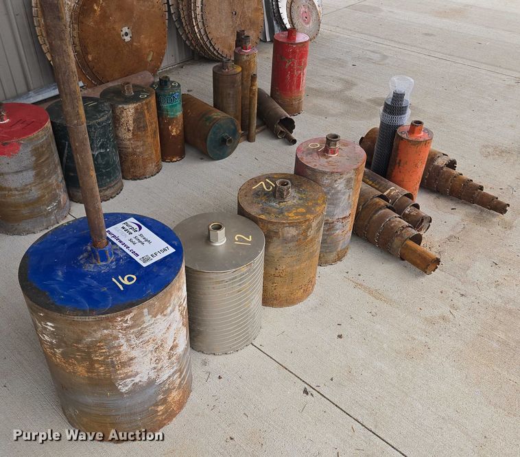 image for item EF1587 (22) core drills bits