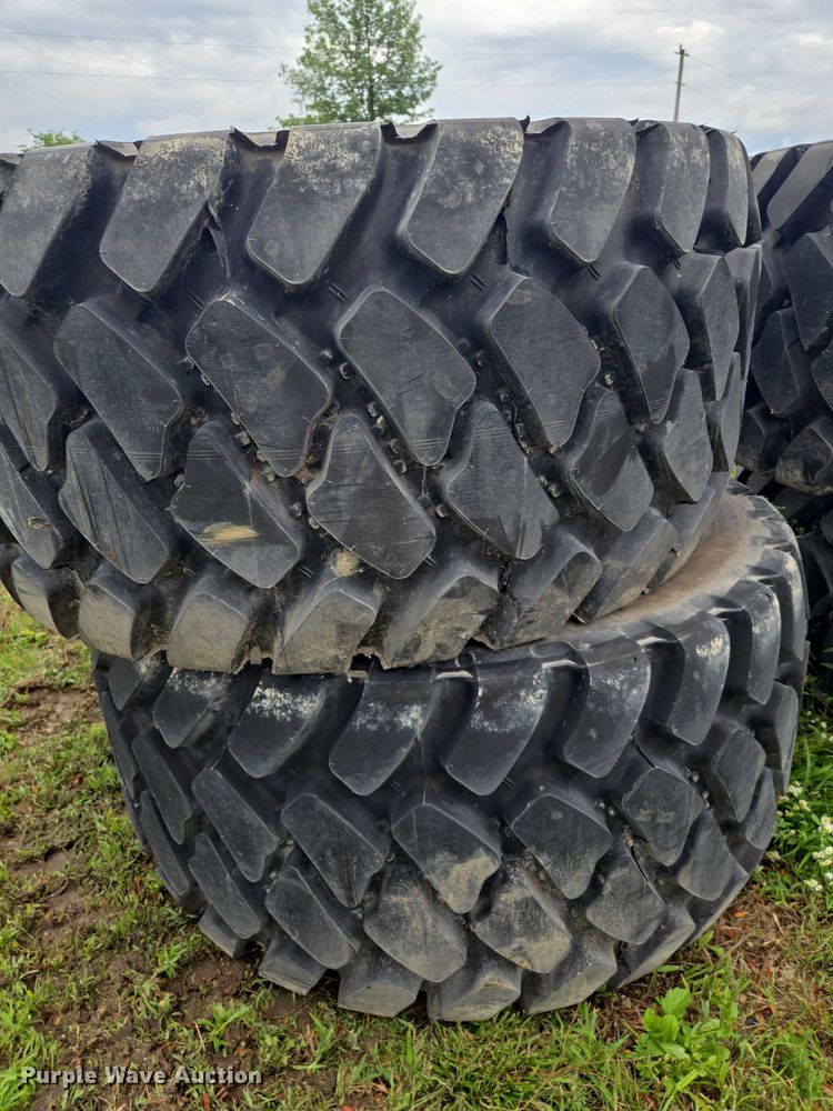 image for item EF1604 (4) Bridgestone 750/65R25 tires and wheels