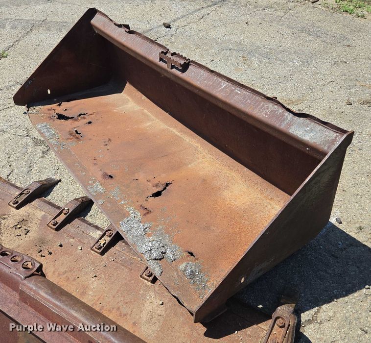 image for item EF1630 (2) skid steer buckets 