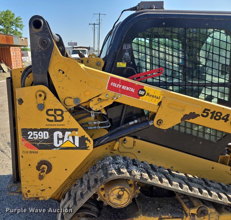 image for item EF1644 2017 Caterpillar 259D tracked skid steer loader