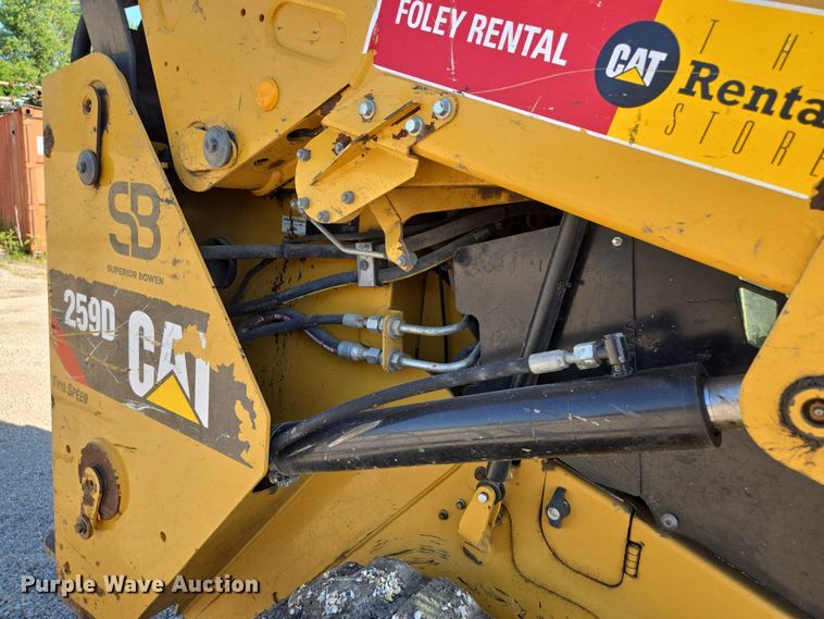 image for item EF1644 2017 Caterpillar 259D tracked skid steer loader