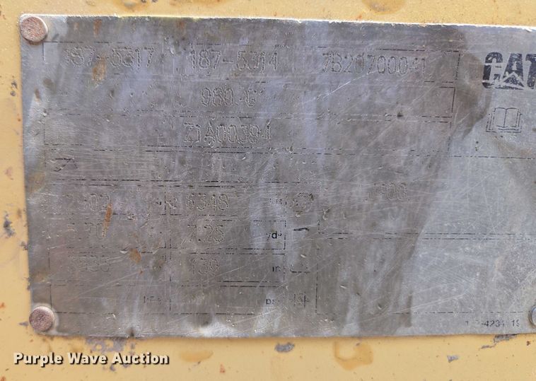 image for item EF1646 Caterpillar  wheel loader bucket