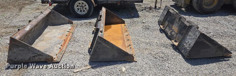 image for item EF1648 (3) skid steer buckets