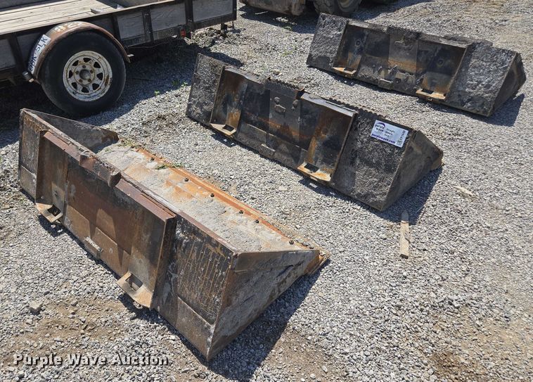 image for item EF1648 (3) skid steer buckets