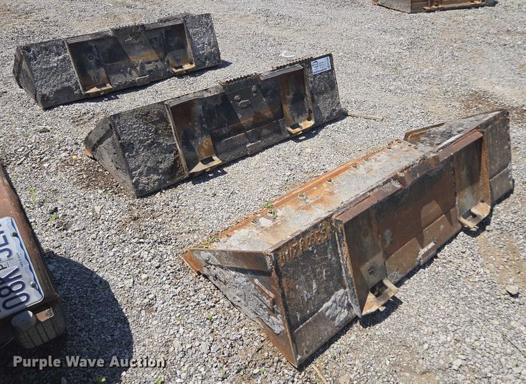 image for item EF1648 (3) skid steer buckets