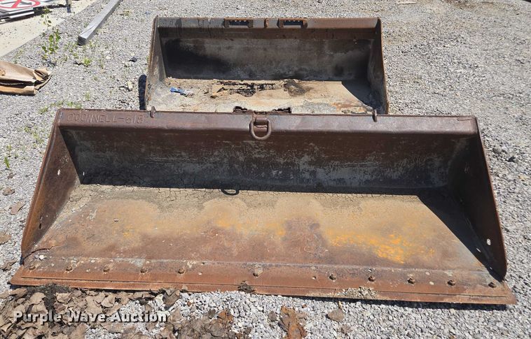 image for item EF1649 (2) skid steer buckets