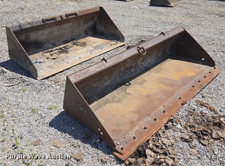 image for item EF1649 (2) skid steer buckets