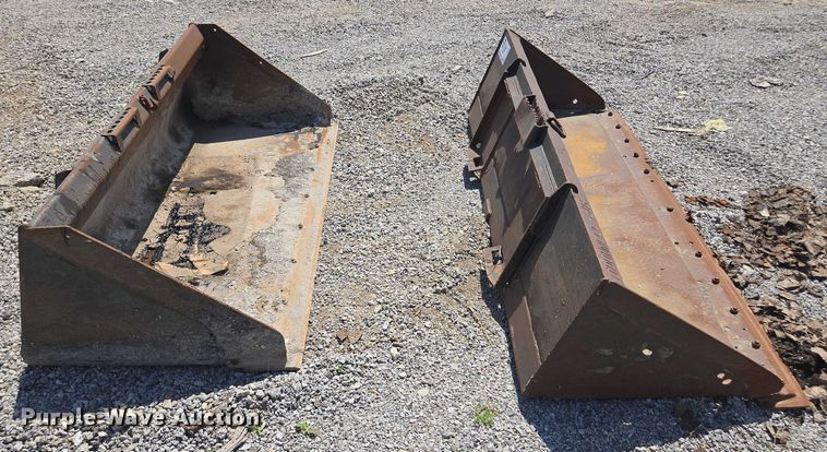 image for item EF1649 (2) skid steer buckets