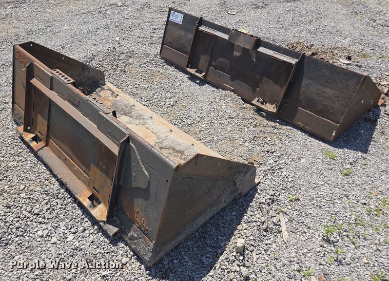 image for item EF1649 (2) skid steer buckets