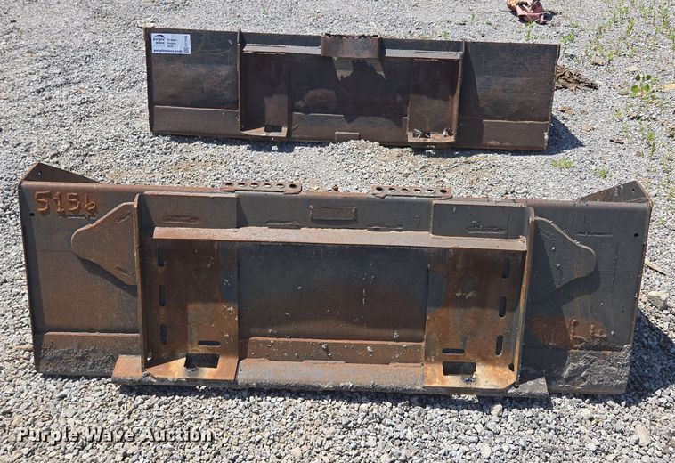 image for item EF1649 (2) skid steer buckets