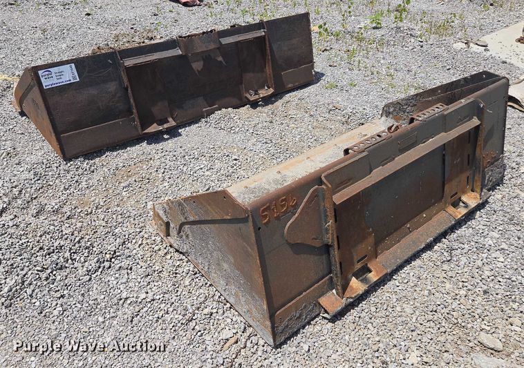 image for item EF1649 (2) skid steer buckets