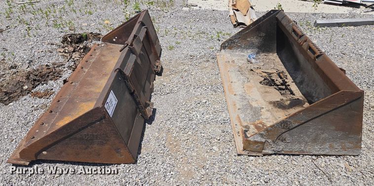 image for item EF1649 (2) skid steer buckets