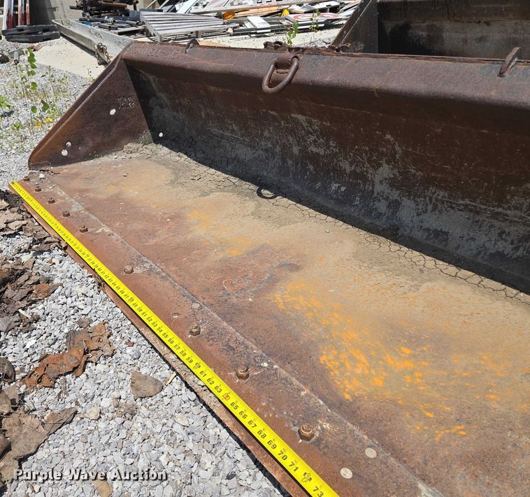 image for item EF1649 (2) skid steer buckets