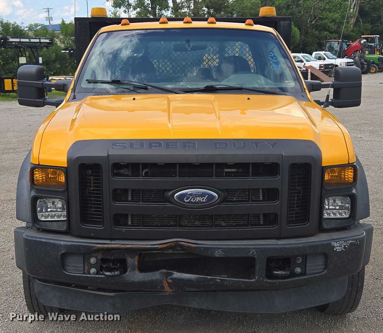 image for item EF1678 2008 Ford F450 Super Duty SuperCab flatbed truck