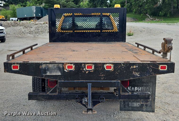 image for item EF1678 2008 Ford F450 Super Duty SuperCab flatbed truck